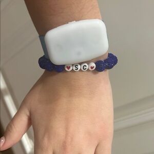 Collectible Blue Wristband with Beaded Accents From Sabrina Carpenter Concert!